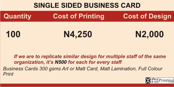 Printing & Branding Services Company In Lagos | Prices