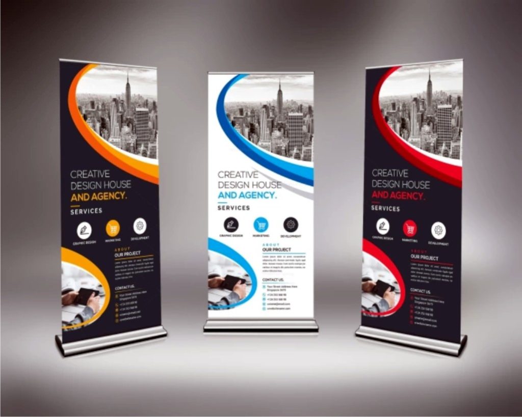 Design The Perfect Pull Up Roll Up Banner XINI No 1 Corporate 