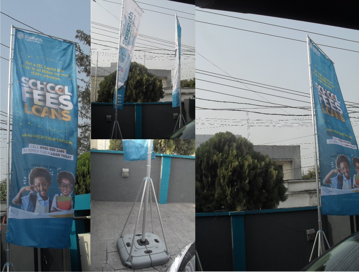 Feather Flag Banner Printing In Lagos Nigeria